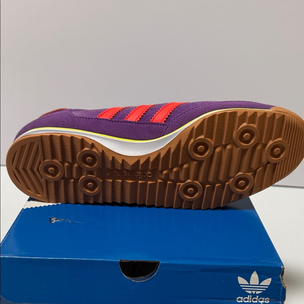 adidas Women's Purple and Red Sneakers - Picture 6 of 7